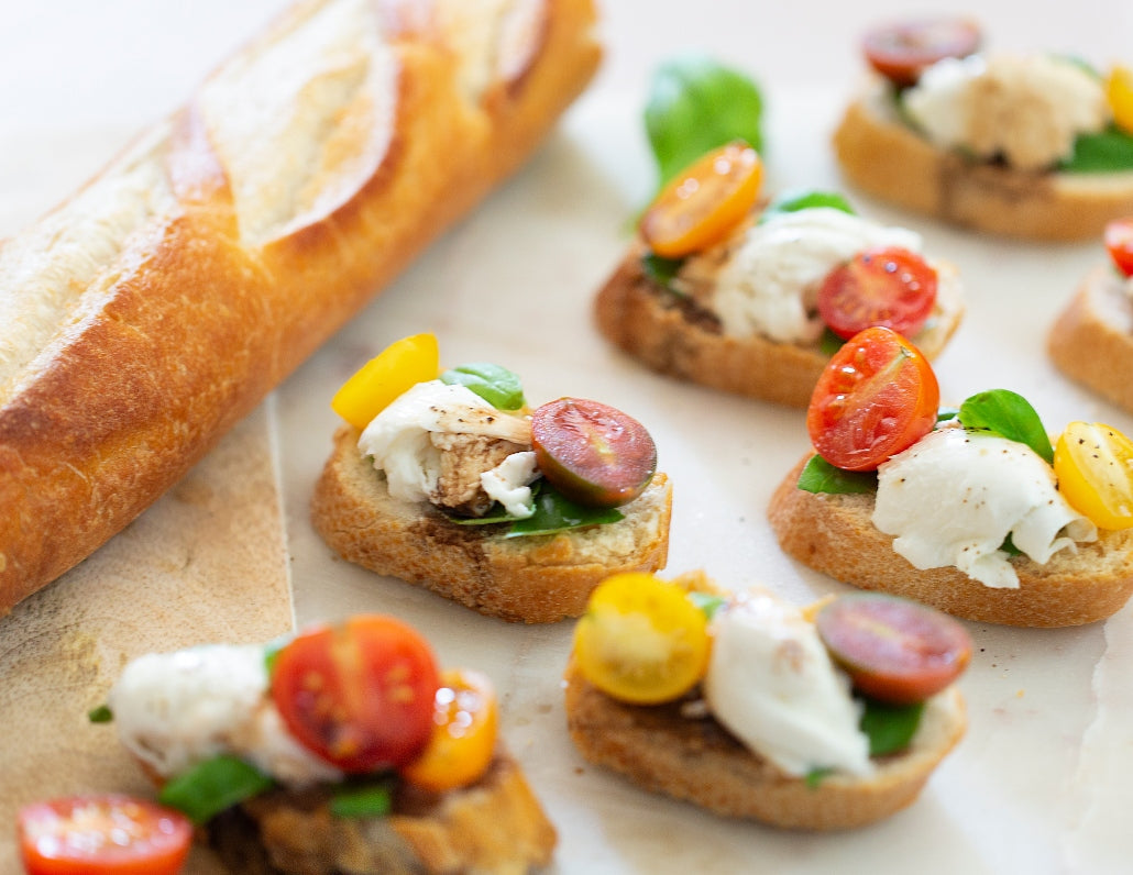 Caprese Baguette Toasts