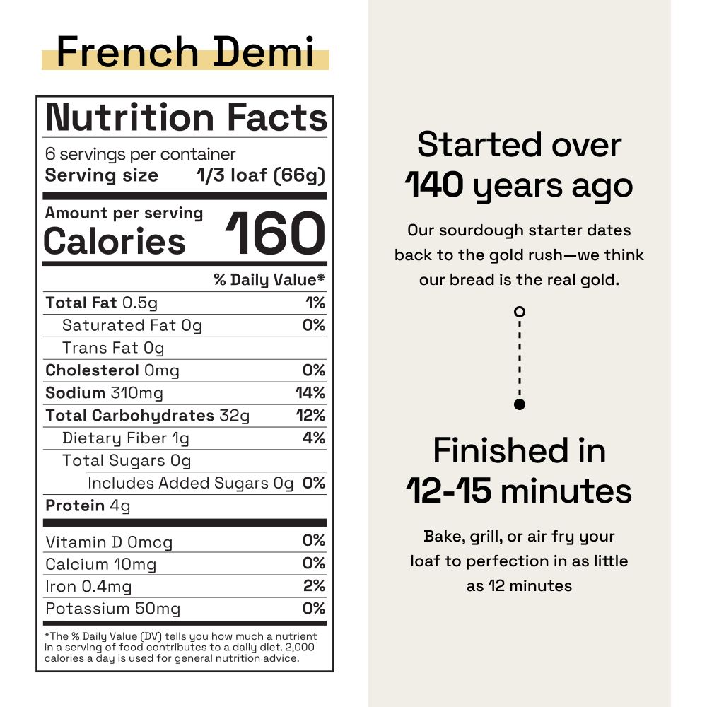 French Demi Baguette