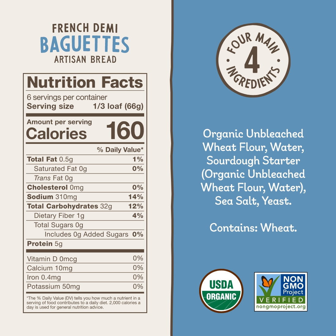 French Demi Baguettes