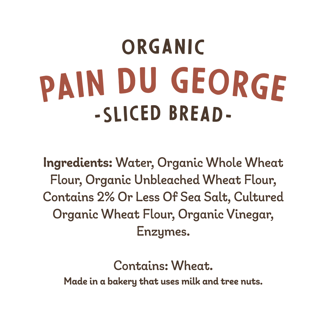 16oz Demi Sliced Pain Du George