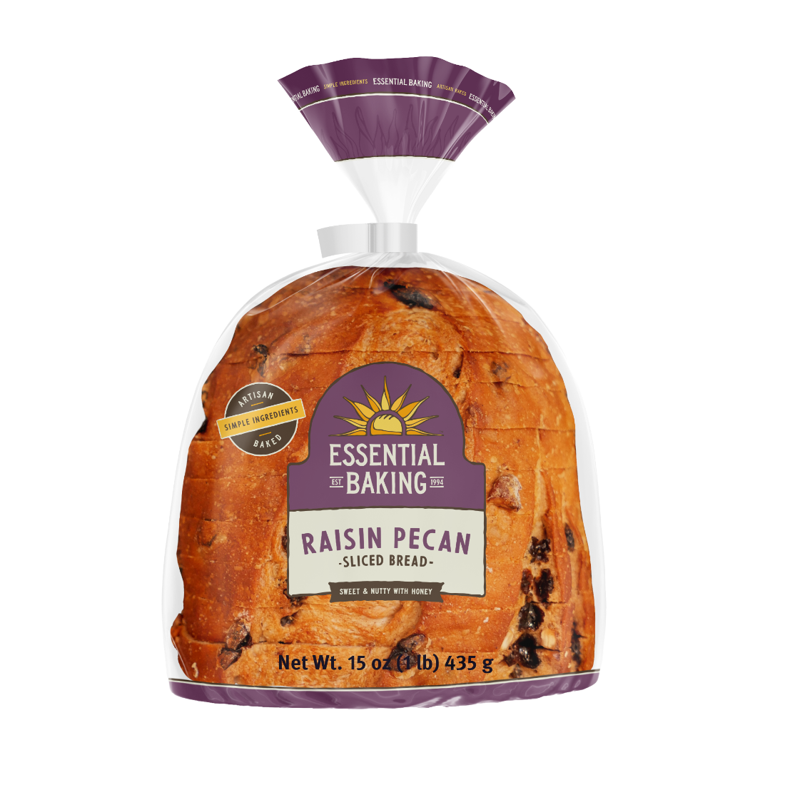 15oz Demi Sliced Raisin Pecan