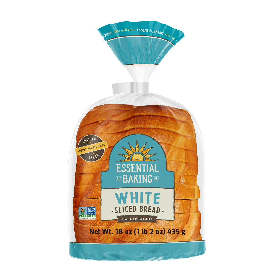 18oz Demi Sliced White Sandwich