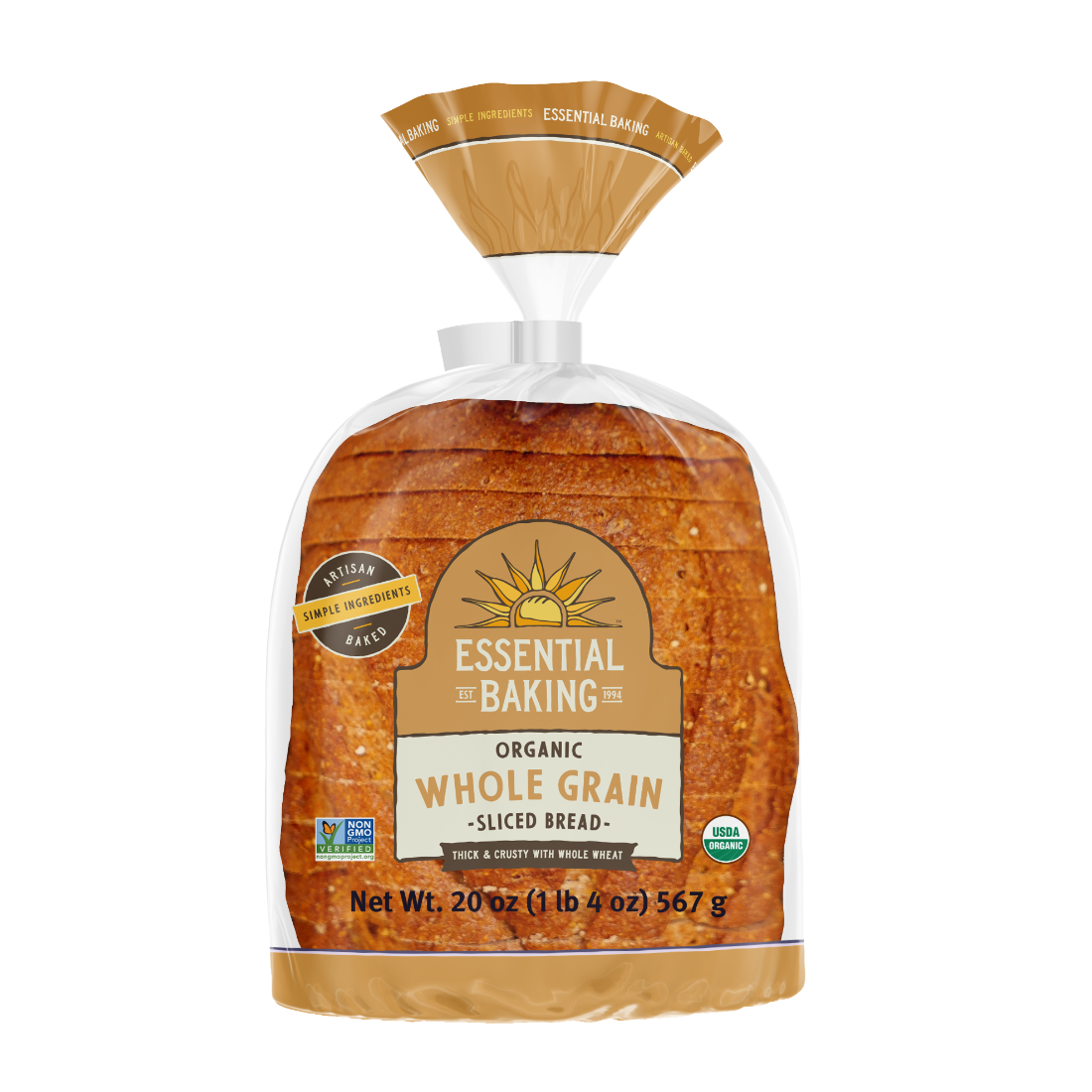 20oz Demi Sliced Whole Grain